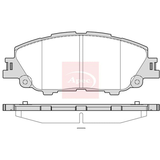 Apec Front Brake Pad Set PAD2385