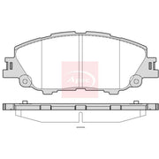 Apec Front & Rear Pads fits Toyota Yaris Cross 2020 on 1.5