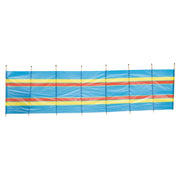 8 Pole Multicoloured Polythene Windbreak 1446 Quest - Dynamic Drive