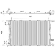 Valeo Engine Radiator 732855