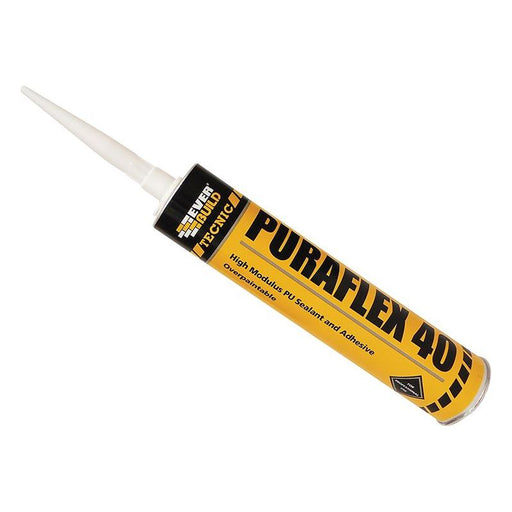 Everbuild Sika Industrial Puraflex 40 Sealant White 300ml Everbuild Sika - Dynamic Drive