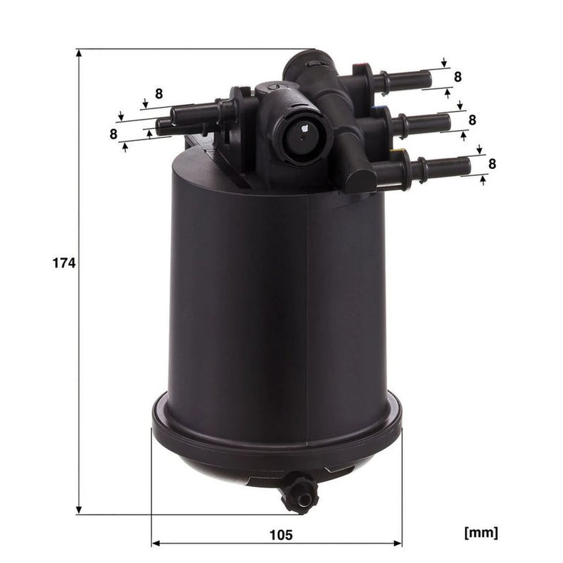 MANN-FILTER Full Service Kit with Air, Oil, Fuel & Cabin Fil fits Renault Espace