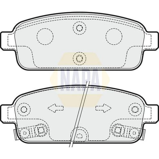NAPA Rear Brake Pad Set NBP1451