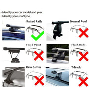 Steel Locking Roof Rack Cross Bars fits Mercedes X Class 2017-2019 Summit  - Dynamic Drive