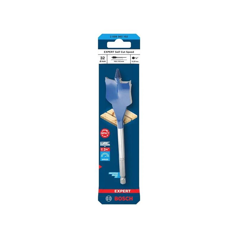 Bosch Powertool Accessories EXPERT Self Cut Speed Spade Drill