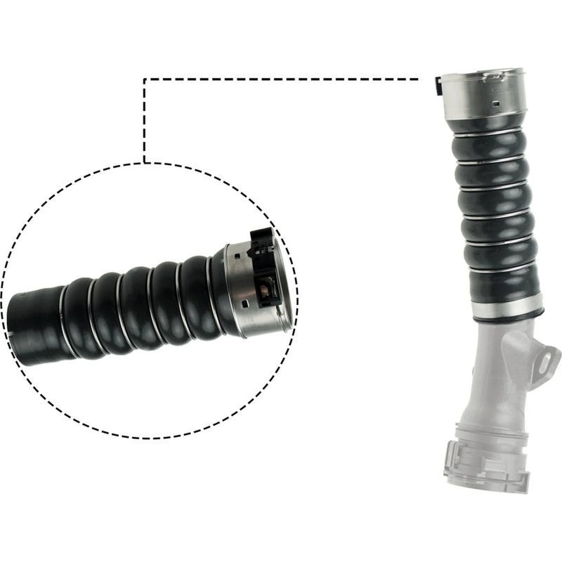 Gates Intercooler Turbo Charge Air Hose fits Renault Clio III 2005-2014 1.5
