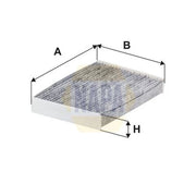 NAPA Cabin Air Filter (Pollen Filter) fits Dacia Dokker 2012-2021