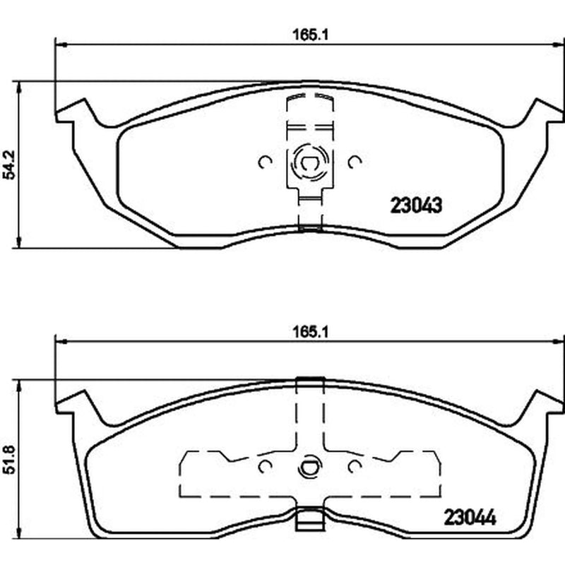 Mintex Front Brake Discs & Pads fits Chrysler Tacuma 1995-2001 2.4 2.5 3.8