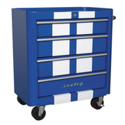 Premier Retro Style Topchest Mid-Box Tool Chest & Rollcab Combination 10 Drawer Sealey Premier - Dynamic Drive