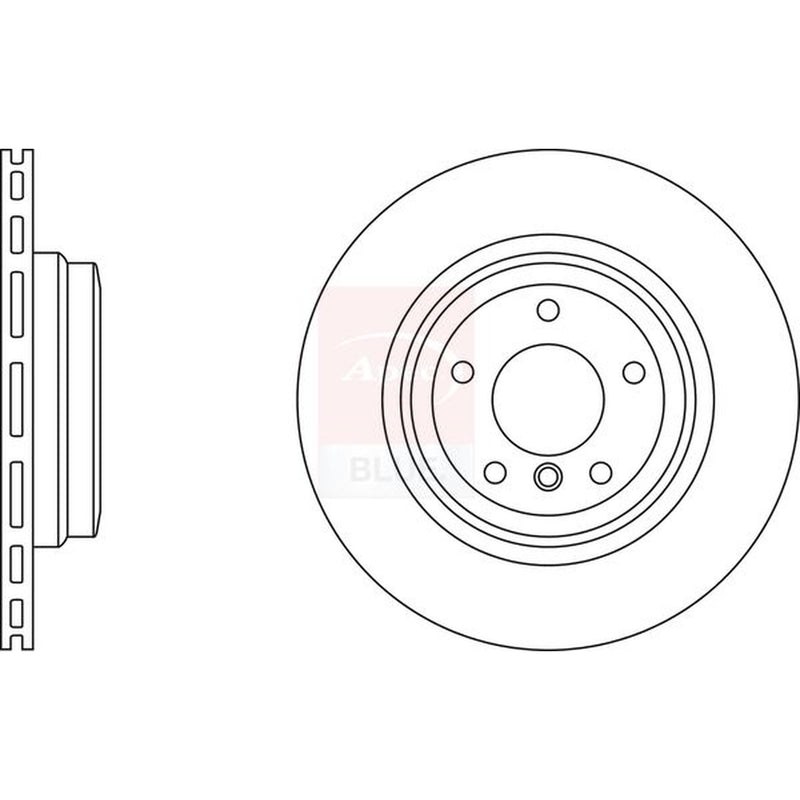 Apec Front Vented & Rear Vented Brake Discs & Pads fits BMW 3 2004-2012