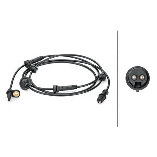 Hella ABS Wheel Speed Sensor Rear fits Fiat Mpv 2001-2010 1.2 1.3 1.4 1.6 1.9