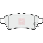 Apec Rear Brake Pad Set fits Nissan Pathfinder III 2005-2010 2.5 3.0 4.0