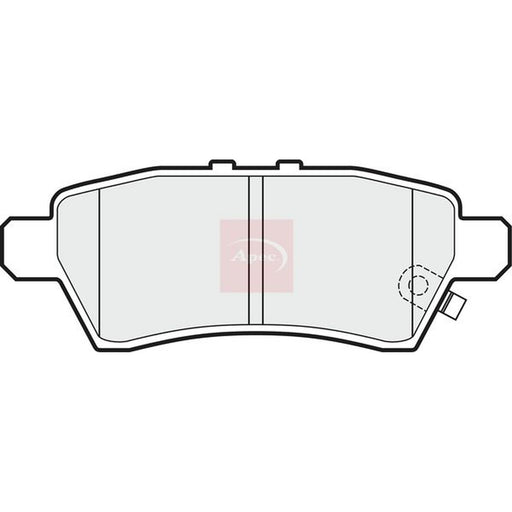 Apec Rear Brake Pad Set fits Nissan Pathfinder III 2005-2010 2.5 3.0 4.0