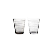 Gimex Linea Line Water Glass Stripe 300ml 2 Pieces Gimex - Dynamic Drive