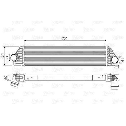 Valeo Intercooler (Charge Air Cooler) 818561