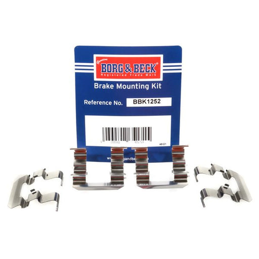Borg & Beck Brake Pad Accessory Fitting Kit Front BBK1252