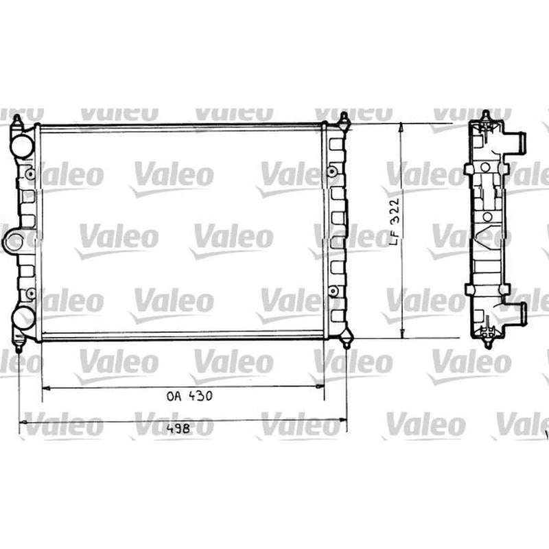 Valeo Engine Radiator 816703