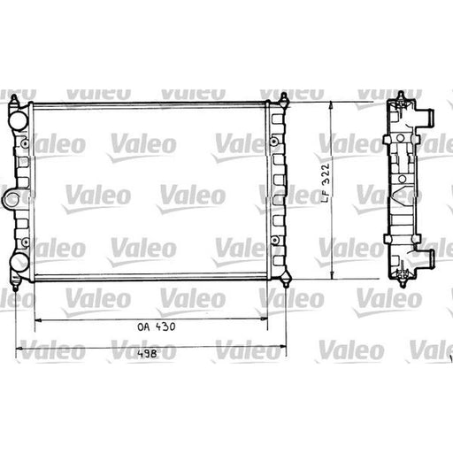 Valeo Engine Radiator 816703