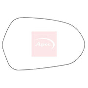 Apec Exterior Wing Mirror Glass Right fits Audi A3 2011-2012