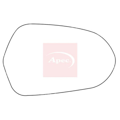 Apec Exterior Wing Mirror Glass Right AMS2084A