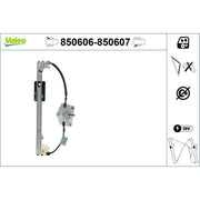 Valeo Electric Window Regulator Lifter Left Rear 850606