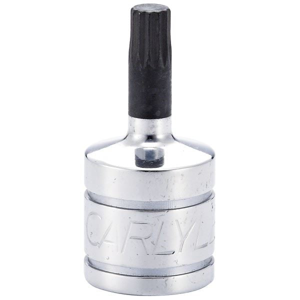 Carlyle Hand Tools 3/8Dr M6 Multispline Bit 40mm Long Carlyle Hand Tools - Dynamic Drive