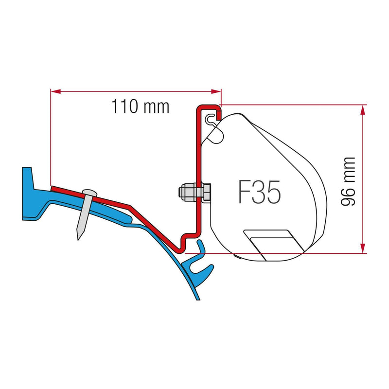 98655Z035 KIT CUSTOM / CAPLAND CAPFUN Fiamma  - Dynamic Drive