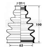 First Line Drive Shaft Bellow Kit Front Left fits Audi A2 2001-2005 1.2