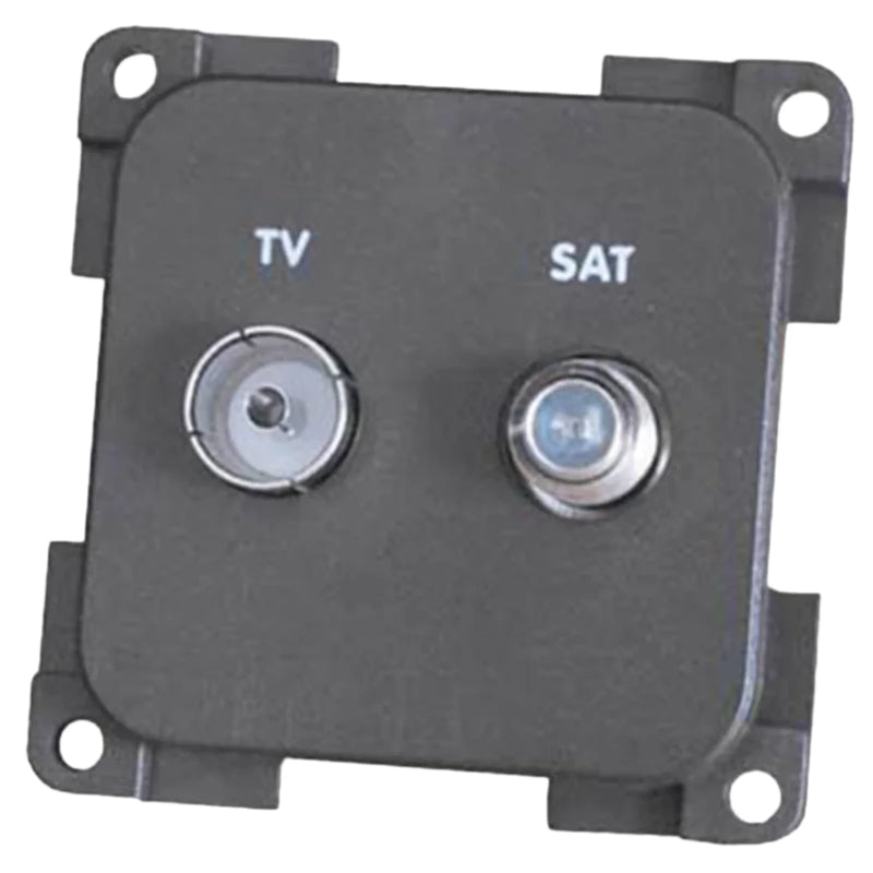 CBE TV & Satellite Socket Grey 270412