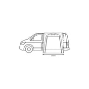 Outdoor Revolution Cayman Outhouse Handi XL Drive Away Awning for Transit Custom Outdoor Revolution  - Dynamic Drive