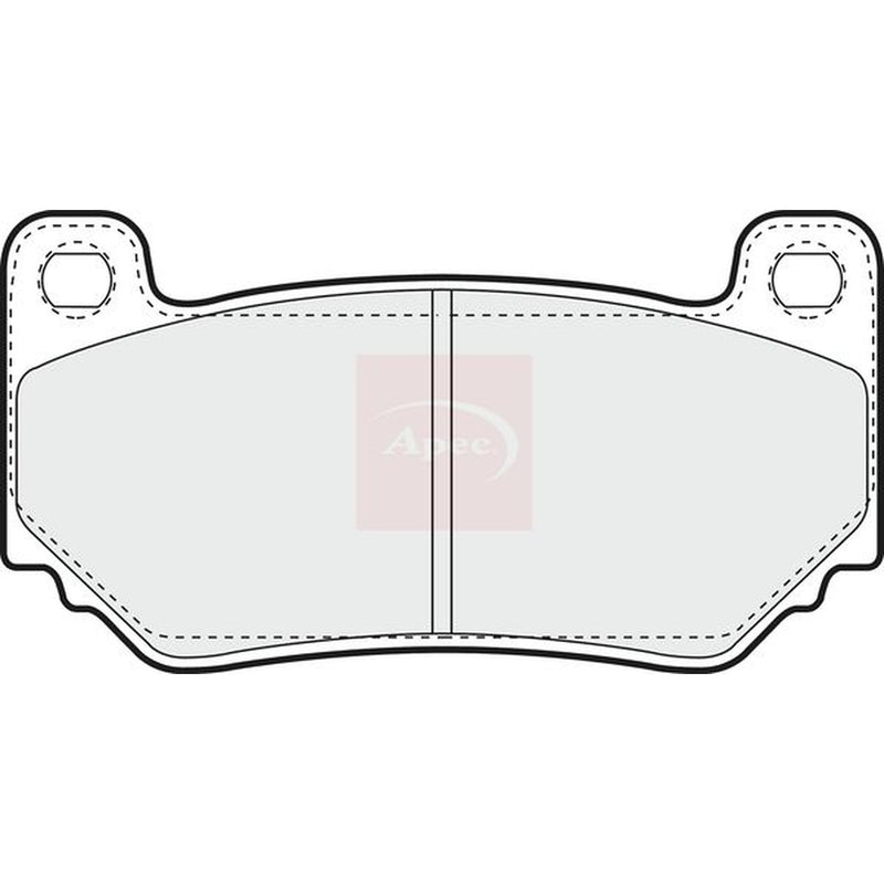 Apec Front Brake Pad Set fits Caterham Seven 1986-2016 1.4 1.6 1.8 2.0 2.3