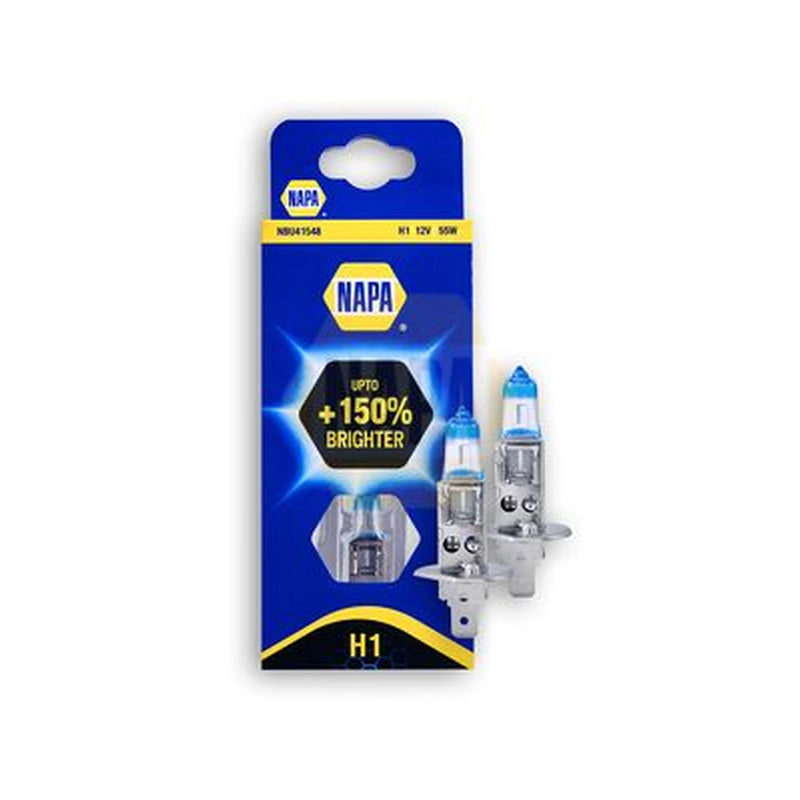 NAPA Napa H1 150 Headlamp Twin Pack fits Abarth 500 / 595 / 695 2008 on 1.4