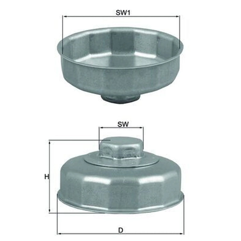 Mahle Oil Filter Removal Tool Wrench