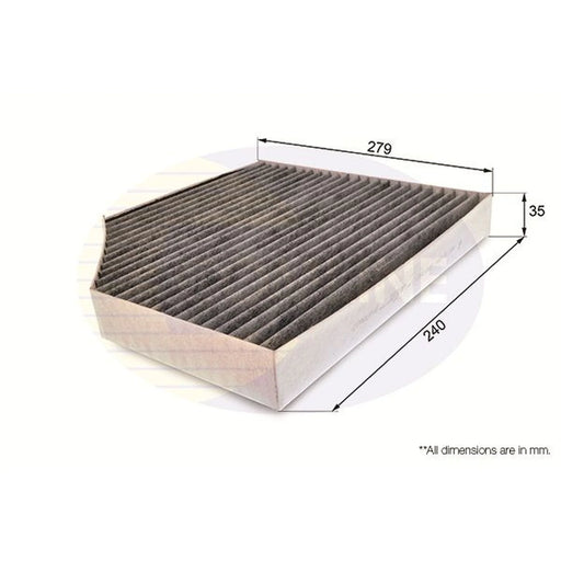 Comline Cabin Air Filter (Pollen Filter) fits Audi A4 Allroad B8 2009-2016