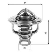 Gates Thermostat,Coolant TH04082