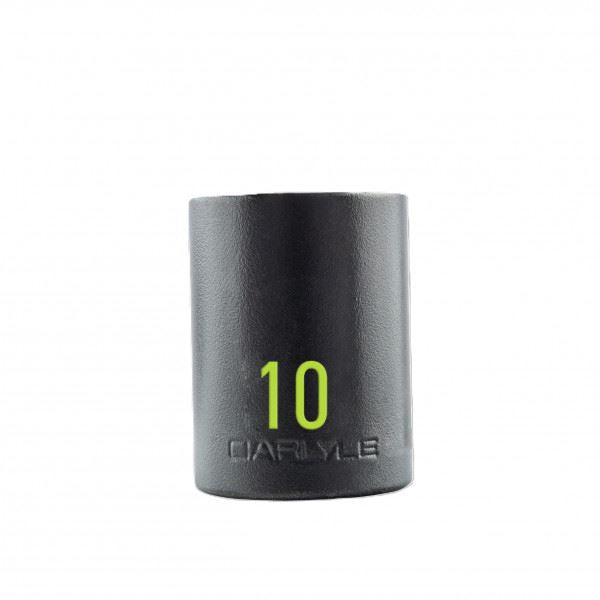 Carlyle Tools 1/2 Drive 10mm 12 Point Impact Socket - image 1