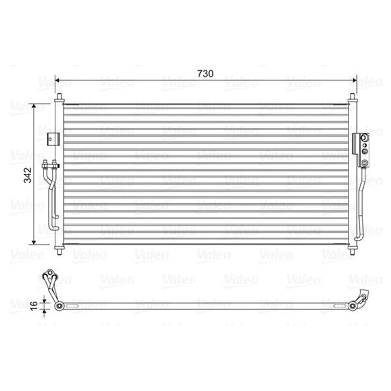 Valeo Air Conditioning Condenser 822583