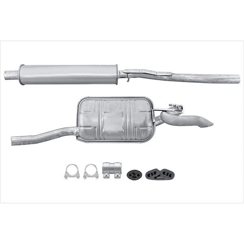Hella End Silencer Rear fits Fiat Punto 1993-2000 1.2 1.6