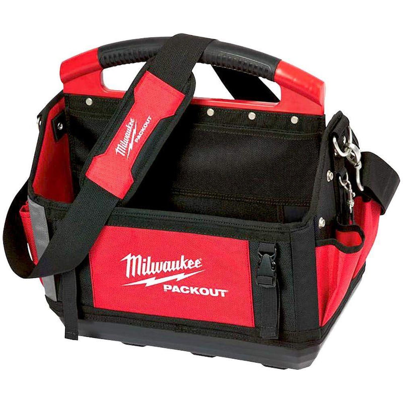 Milwaukee 0 932464084 PACKOUT Tote Tool Bag 25cm, Red Milwaukee - Dynamic Drive