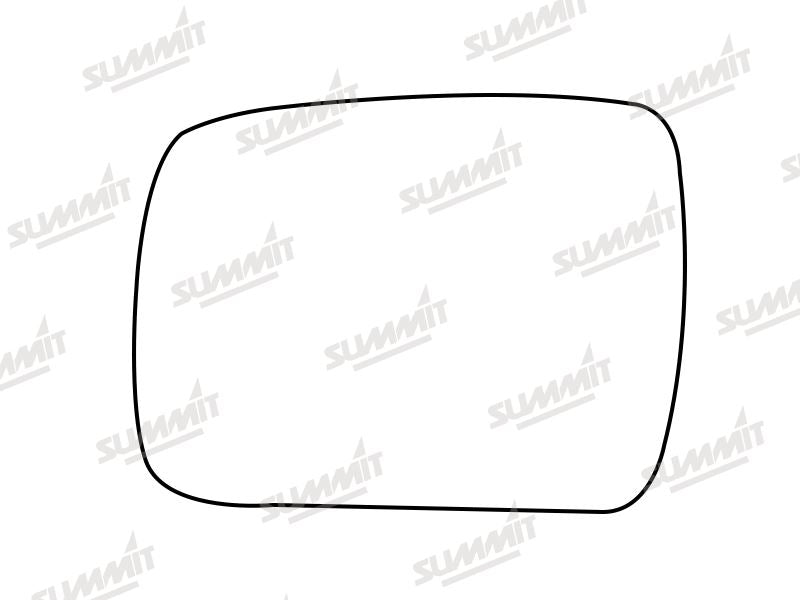 Summit Heated Base Plate With Standard Mirror Glass fits Land Rover Discovery 09 to 13 LHS Summit - Bars 4 Cars