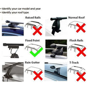 Aluminium Roof Rack Cross Bars fits Peugeot 306 & 406 Summit  - Dynamic Drive