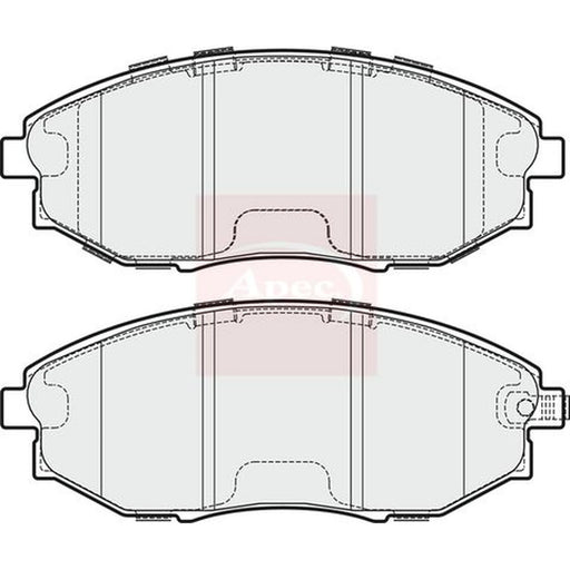 Apec Front Brake Pad Set PAD1745