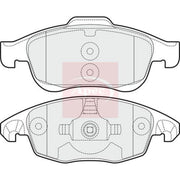 Apec Front Brake Vented Discs & Pads fits Peugeot 5008 2009-2017 1.6