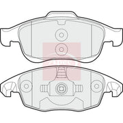 Apec Front Brake Pad Set PAD1525