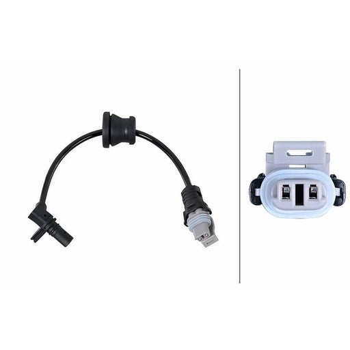 Hella ABS Wheel Speed Sensor Rear fits Opel Antara A 2006-2017