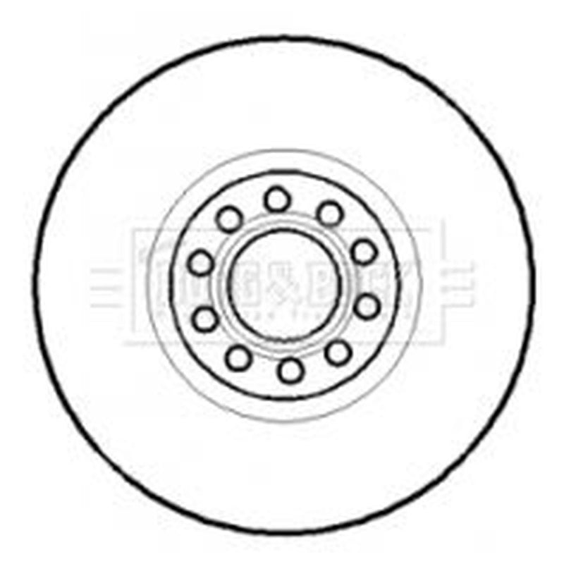 Borg & Beck Front & Rear Brake Discs & Pads fits Audi A6 C5 1999-2005 2.7