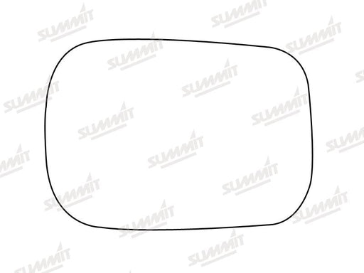 Summit Heated Base Plate With Standard Mirror Glass fits Volvo XC70 02 to 17 LHS Summit - Bars 4 Cars