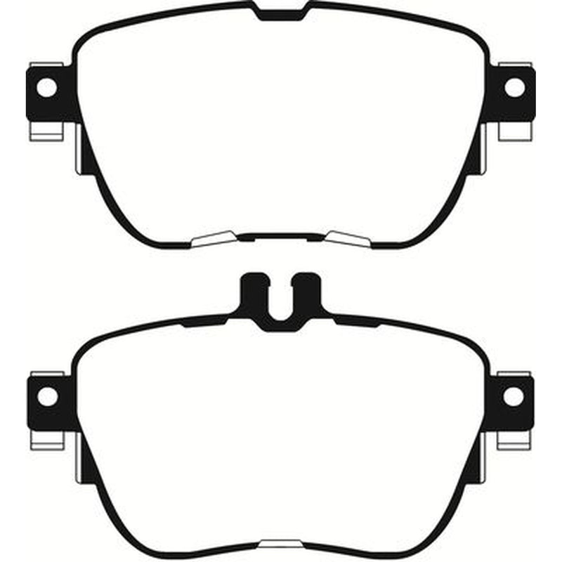 Abtex Rear Brake Pad Set fits Mercedes-Benz Cls 2018 on 257.314 257.318