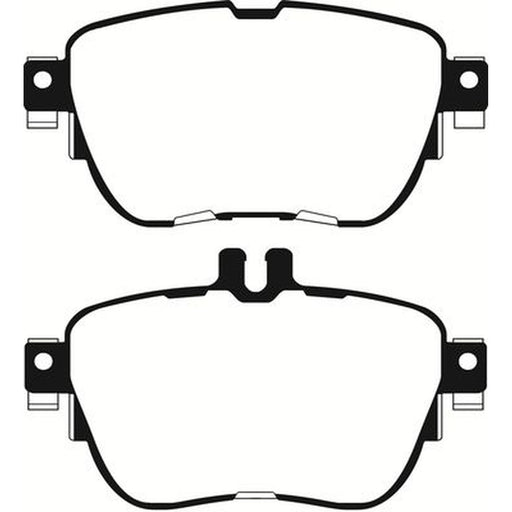 Abtex Rear Brake Pad Set fits Mercedes-Benz Cls 2018 on 257.314 257.318
