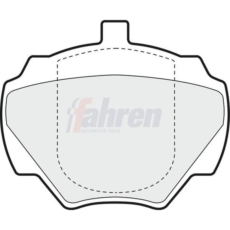 Fahren Rear Brake Pad Set FBP3385